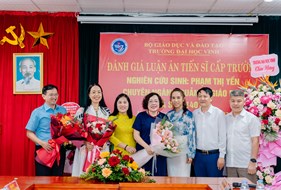  NCS. Phạm Thị Yến bảo vệ thành công luận án tiến sĩ cấp trường