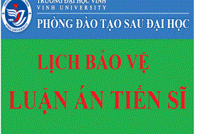  Thông báo lịch bảo vệ luận án tiến sĩ của NCS Nguyễn Ngọc Huyền, chuyên ngành Lịch sử Việt Nam.