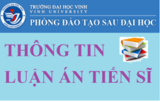 Luận án tiến sĩ của NCS Nguyễn Tùng Lĩnh - chuyên ngành Văn học Việt Nam