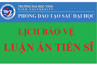 Thông báo lịch bảo vệ luận án tiến sĩ của NCS Hoàng Lê Minh; chuyên ngành Lý luận và phương pháp dạy học bộ môn Toán