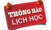  Thông báo lịch học chuyên đề khóa 31, tuần 59 (19,20/4/2025)