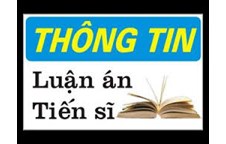 Luận án tiến sĩ của NCS Trần Thị Thúy - Chuyên ngành Chính trị học