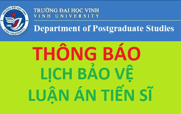 Thông báo lịch bảo vệ luận án tiến sĩ của NCS Lê Thị Thanh Hiếu - chuyên ngành Chính trị học